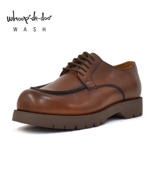 Uチップレースアップシューズ WASH×whoop'-de-doo' 814-W275