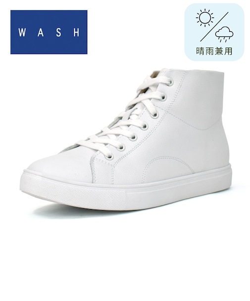 晴雨兼用ハイカットスニーカー WASH 345-R-W2024