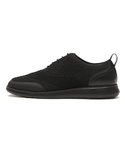 SR07066　KNIT LACE UP　BLACK/BLACK　665188-0001