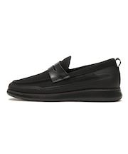 SR07065　KNIT LOAFER　BLACK/BLACK　665439-0001