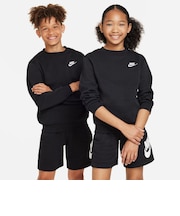 FD3006 K CLUB FLC CREW LS LBR 010BLACK/WHITE 671955-0001