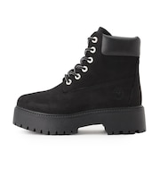 A5RH5 W'S 6IN PRM PLATFORM BOOT BLACK NUBUCK 670269-0001
