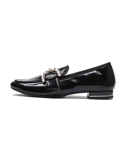 JE-2042　STONE BELT LOAFER2　E/BLACK　672779-0001