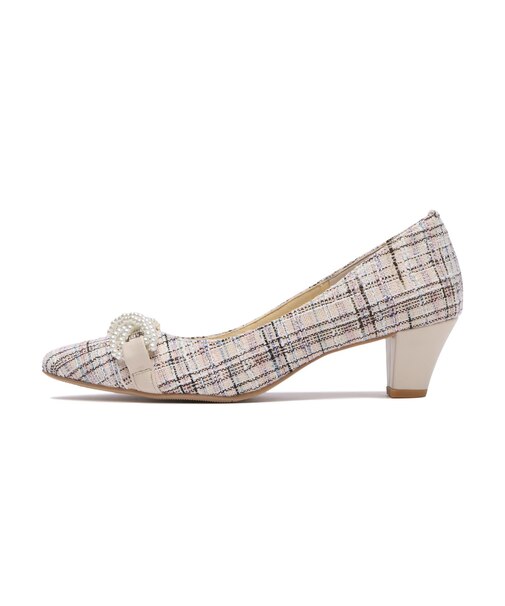 JE-5908　PEARLBIT PUMPS5　IVORY　672780-0002