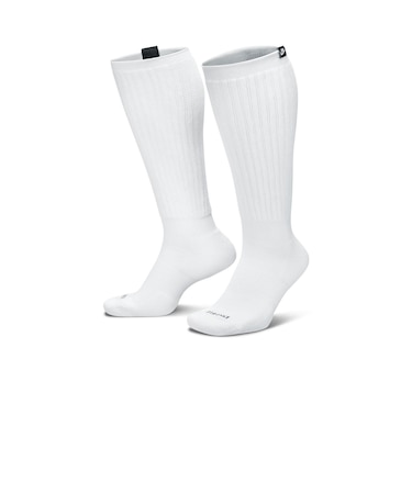 FN7406　U 1P SLOUCH SOCKS　100WHITE/BLACK　667280-0001