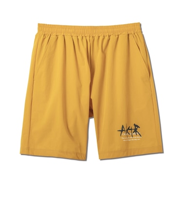 223-006002 AEROSTEAM LOGO 8.5-INCH SHORTS YELLOW 676138-0002