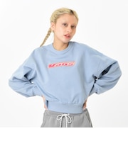 124R3040100　W Snow Logo Embroidery C SWT　BLUE　673587-0002