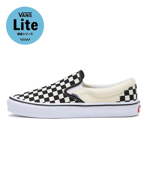 V98 LITE SLIP ON LITE BLK/WHT CHK 672836-0003