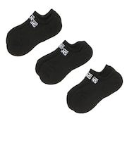 124R1211500 NO SHOW 3Pack SOCKS BLACK 673317-0002