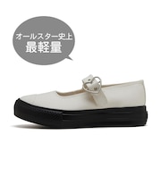 31314010　AS LT PLTS MJ HEARTBUCKLE OX　WHT/BLK　690493-0001