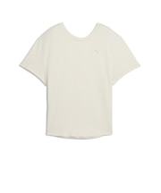 527373 W MOVE CLOUDSPUN LOOSE FIT TEE 87ALPINE SNOW 691245-0003
