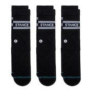 A556D20SRO#BLK_ BASIC 3 PACK CREW BLACK 688861-0001