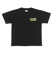 125-011005 CHOOSE YOURSELF COTTON TEE BLACK 696822-0003