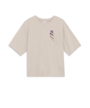 633349 M FLORALSPORT GRAPHICBOXY TEE 68DESERT DUST 696146-0003