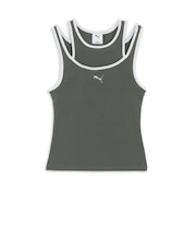 633251 W DARE TO TANK TOP 83MINERAL GRAY 696138-0002