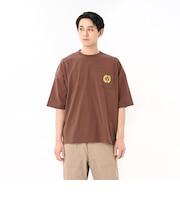 125R1011000 M Emblem PKT TEE BROWN 695065-0003
