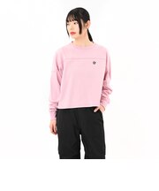 125R3070900　W Wide Football LS Tee　PINK　695077-0003