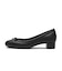 JE-3001　HEEL PUFF BALLET3　BLACK　696804-0001