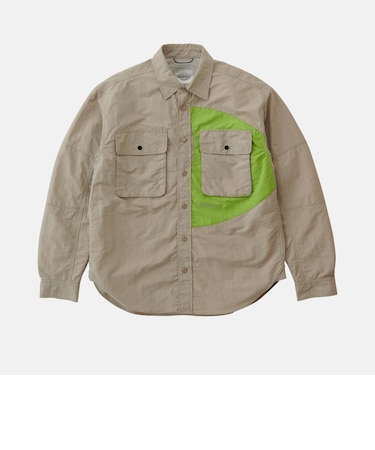 G5SMJ038　M NYLON BRENTWOOD SHIRT　DUNE　693665-0003