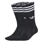 JV7417 U 3ST HIGH SOCKS 3P BLACK/WHITE 698606-0001