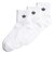 KG2226　U 1/4 SOCKS 3P　WHITE　698862-0001