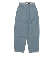 125K3143000　W curvy denim pants　L/BLUE　701882-0002