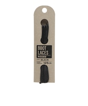 BOOT ROUND 125 BOOTLACES ROUND 125CM BLACK 700617-0001