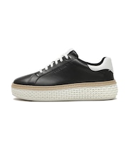 W34428　W GRANDPRO COURT SKYWEAVE　BLACK/WHITE　703399-0001