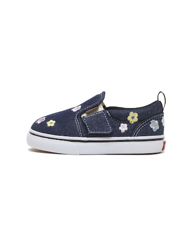 V98TDL DFLW 12-165(H)SLIP ON DENIM/WHITE 696791-0001