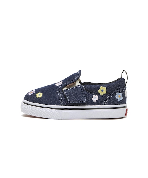 V98TDL DFLW 12-165(H)SLIP ON DENIM/WHITE 696791-0001