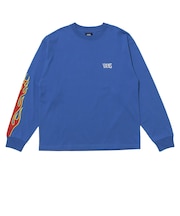 125K1024500 M Flames Punk Logo L TEE BLUE 701871-0003