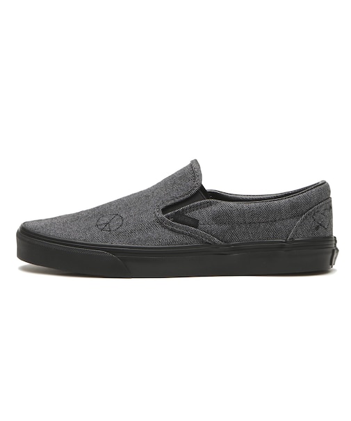VN000BVZ239 CLASSIC SLIP-ON WOOL GRAY/BLK 699468-0001