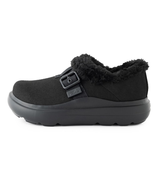 1XM02869H001 PUFFER BOLD SLIP ON v2 FUR *Black/Black 702670-0001