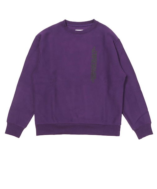 225-026010　WILD-CARD SWEAT CREW NECK　PURPLE　705365-0001