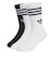 JZ7496　K CREW SOCKS 3P　WHT/WHT/BLK　706644-0001