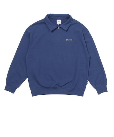 126R3050401　W Embroidery logo halfzipsweat　NAVY　705870-0002