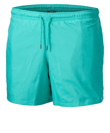 1377191　M UA Woven Volley Short　331GMO/WHT　675793-0005