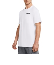 1382831 M UA HW ARMOUR LABEL SS T 100WHT/BLK 707845-0002