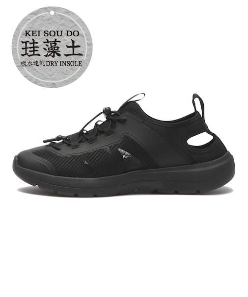 S0064　DRY MESH SANDAL　BLACK　705838-0001