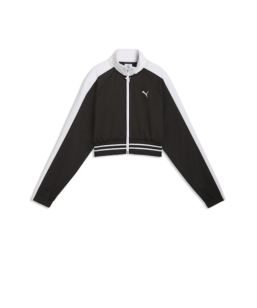 636779 W T7 PIQUE CROPPED TRACK JKT 01BK 708934-0001