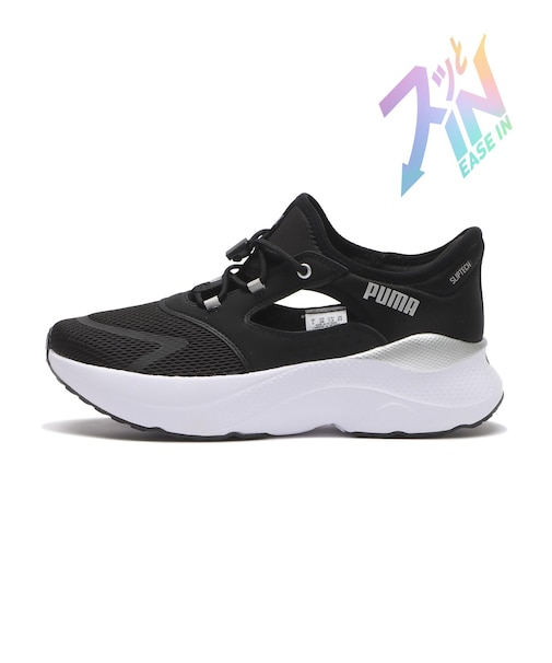 313770 SOFTRIDE MAYVE MULE EASE IN 01BK/SILVER 705111-0001