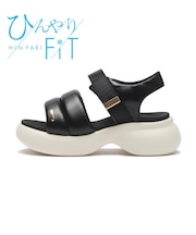 W2064 CL VL PUFF SANDAL 6 BLACK 705035-0001