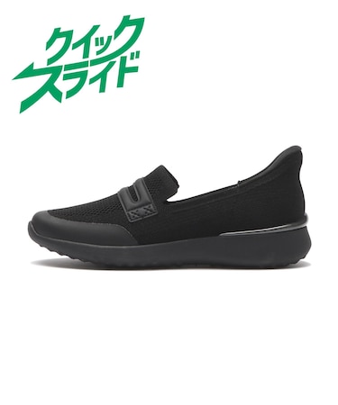 W1052 QS KNIT LOAFER SNK ALL BLACK 705848-0001