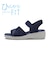 W2069　CL KNIT SANDAL 5.5　NAVY　705122-0001