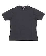2032D374.001 W REFINED TEXTURE SS TOP BLACK HEATHER 708923-0001