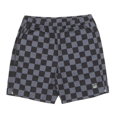 126R1152900　M Checker Board Hybrid Shorts　BLK ASPT　707288-0002