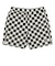 126R1152900　M Checker Board Hybrid Shorts　BLK WHT　707288-0001
