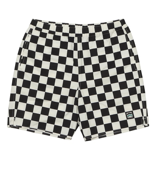 126R1152900　M Checker Board Hybrid Shorts　BLK WHT　707288-0001