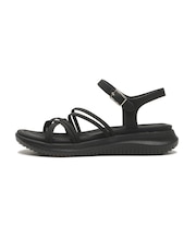 W2084 CROSS GORE SANDAL BLACK 707566-0001