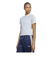 KX1872 W TWEED POLO SHIRT(GFX INJ) CRYSTALSKY 715996-0001